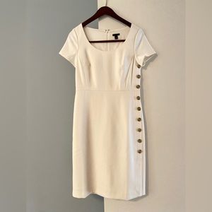 Ann Taylor dress, NWOT, white, size 2.